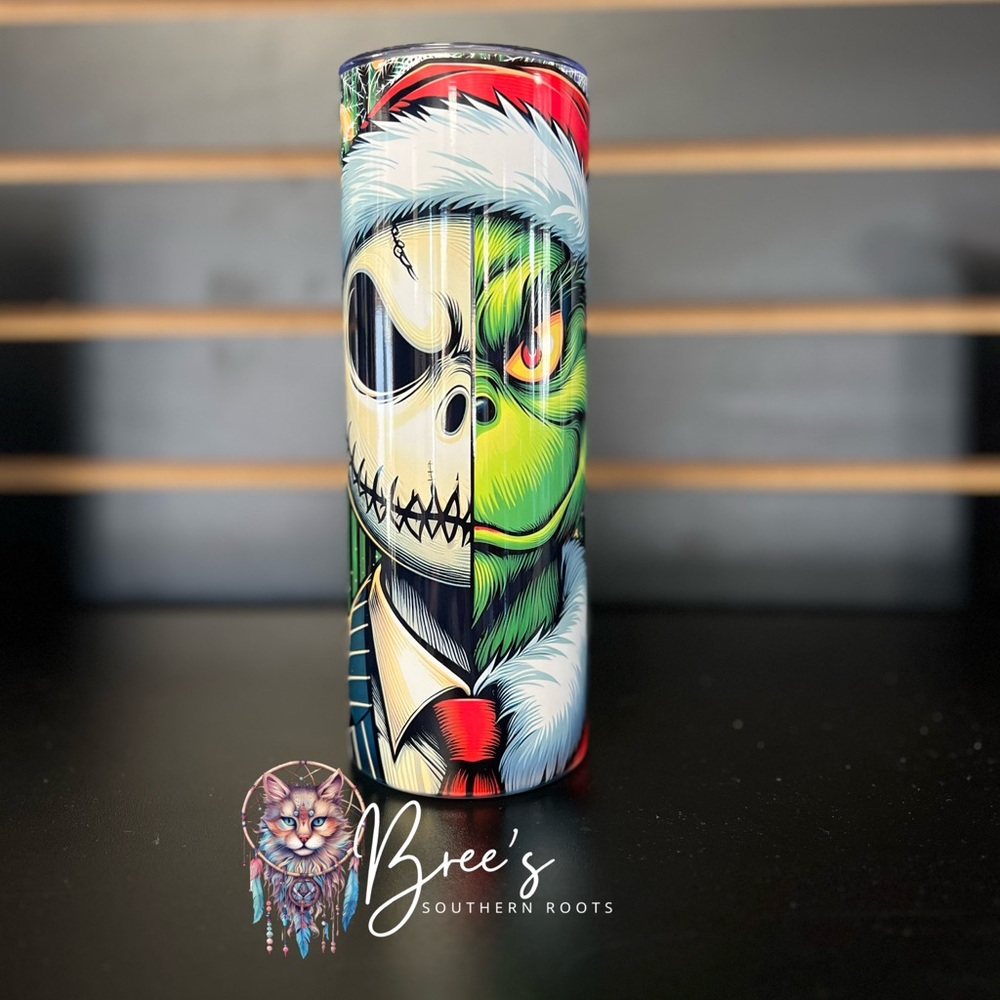 20oz Jack Skellington & The Grinch Tumbler